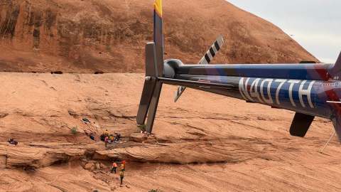 extreme-rescue-in-utah:-hiker-falls-off-a-cliff-and-survives
