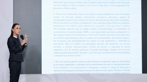 sheinbaum-sees-pope-leo-xiv’s-“humanist”-reflection-on-synthetic-intelligence-as-“very-interesting”