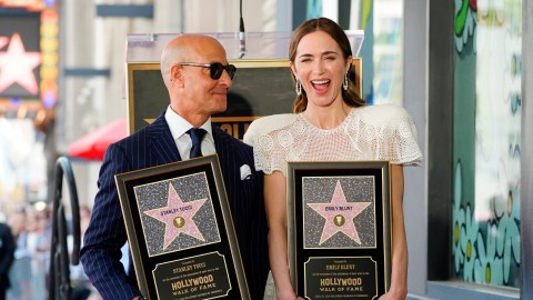 emily-blunt-and-stanley-tucci-receive-stars-on-the-hollywood-walk-of-fame