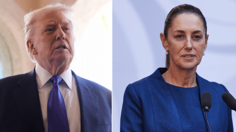 trump-imitates-claudia-sheinbaum-and-generates-laughter-during-dinner-in-florida;-insists-on-renaming-the-gulf-of-mexico