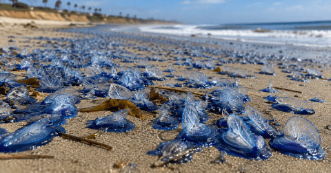 sail-jellyfish-invade-california-beaches:-what-are-the-risks-and-why-they-reach-the-coast