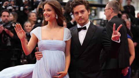 barbara-palvin-announces-her-pregnancy-with-dylan-sprouse-on-the-cannes-red-carpet