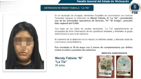 “la-tia”,-cjng-operator-linked-to-the-murder-of-mayor-carlos-manzo,-is-captured-in-michoacan