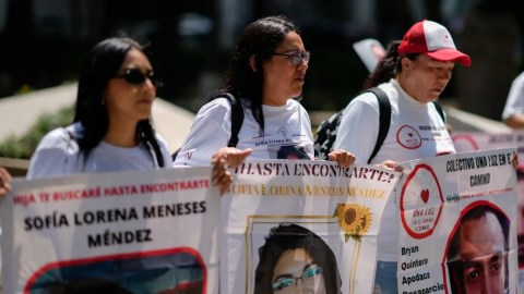 families-of-missing-people-in-mexico-arrive-at-the-world-cup-headquarters-to-protest-and-demand-justice
